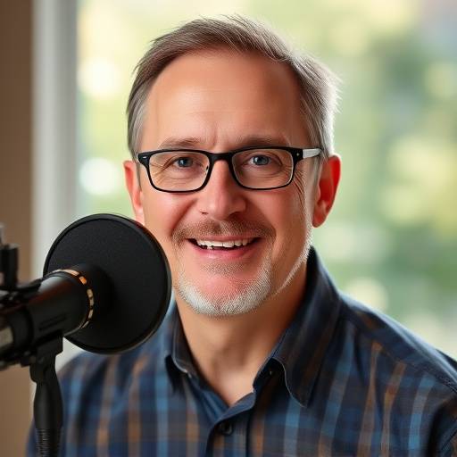 Headshot of David Lee, a voiceover artist.