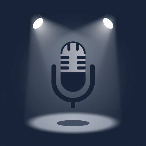 Icon of a podcast microphone representing podcast production services