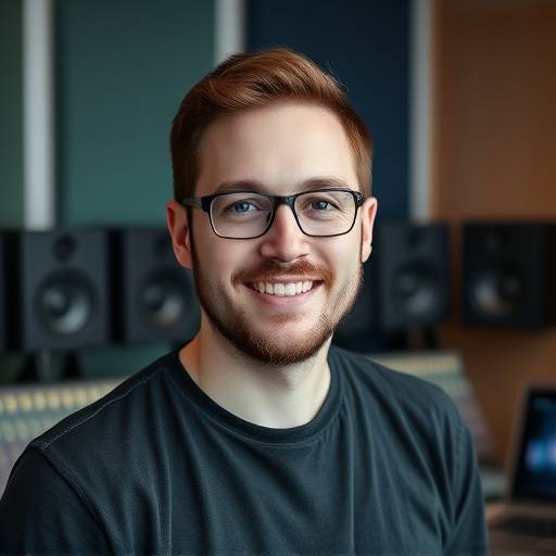 Portrait of Ben Carter, Mixing and Mastering Engineer at AuroraSound Studios.
